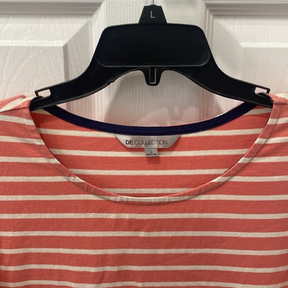 Downeast Collection pink & white Striped Dress - Picture 3 of 4